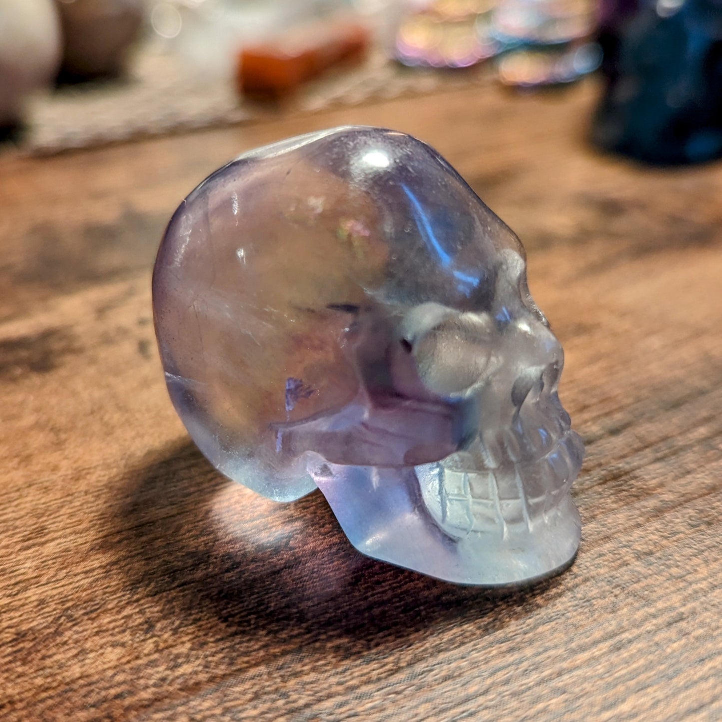Fluorite Skull 75g