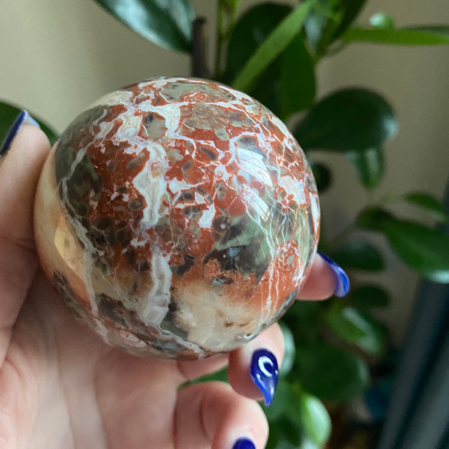 Money Agate Sphere - Earth Elements UK