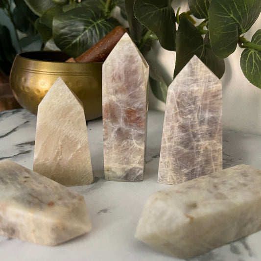 Moonstone Obelisks - Earth Elements UK