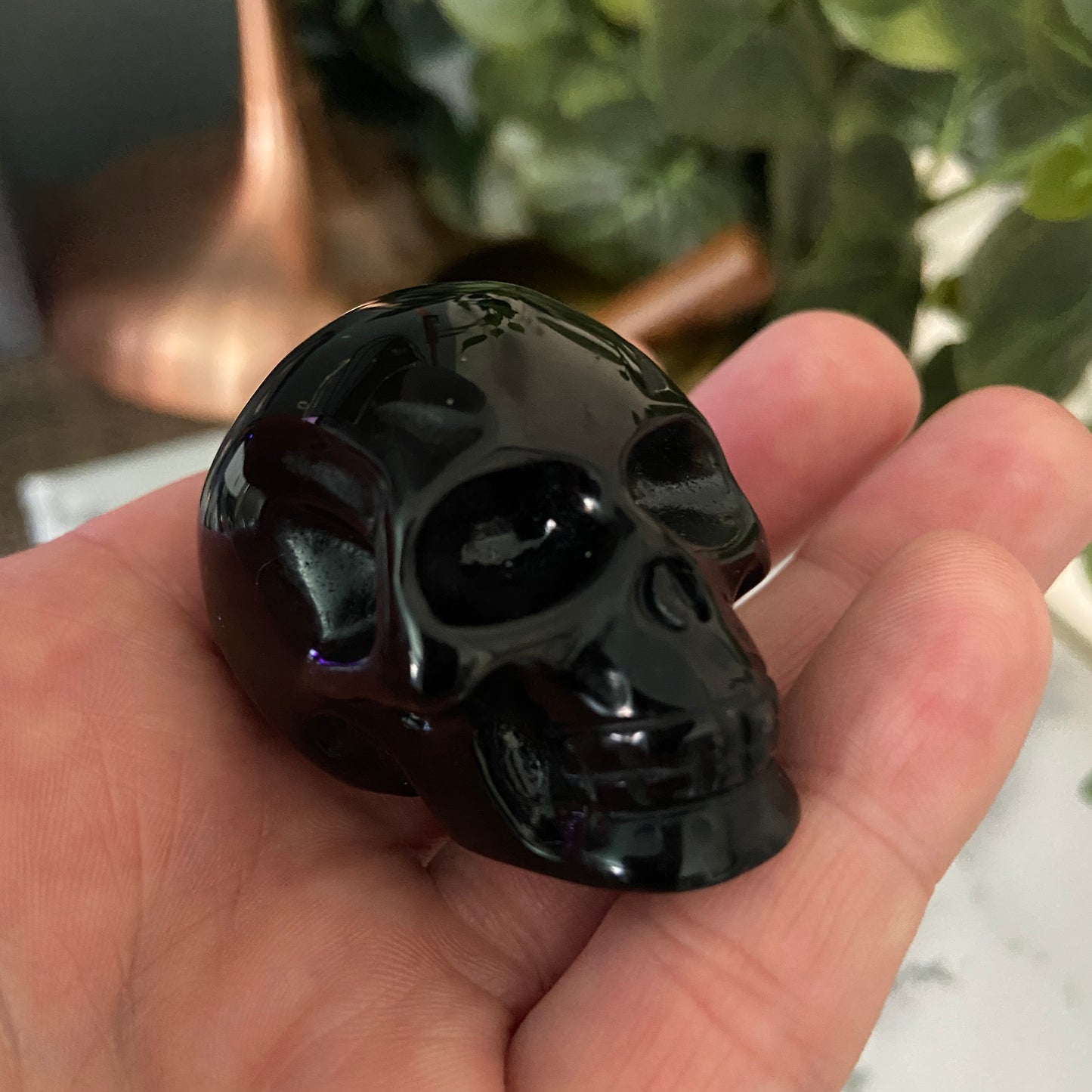 Obsidian Small Skull - Earth Elements UK