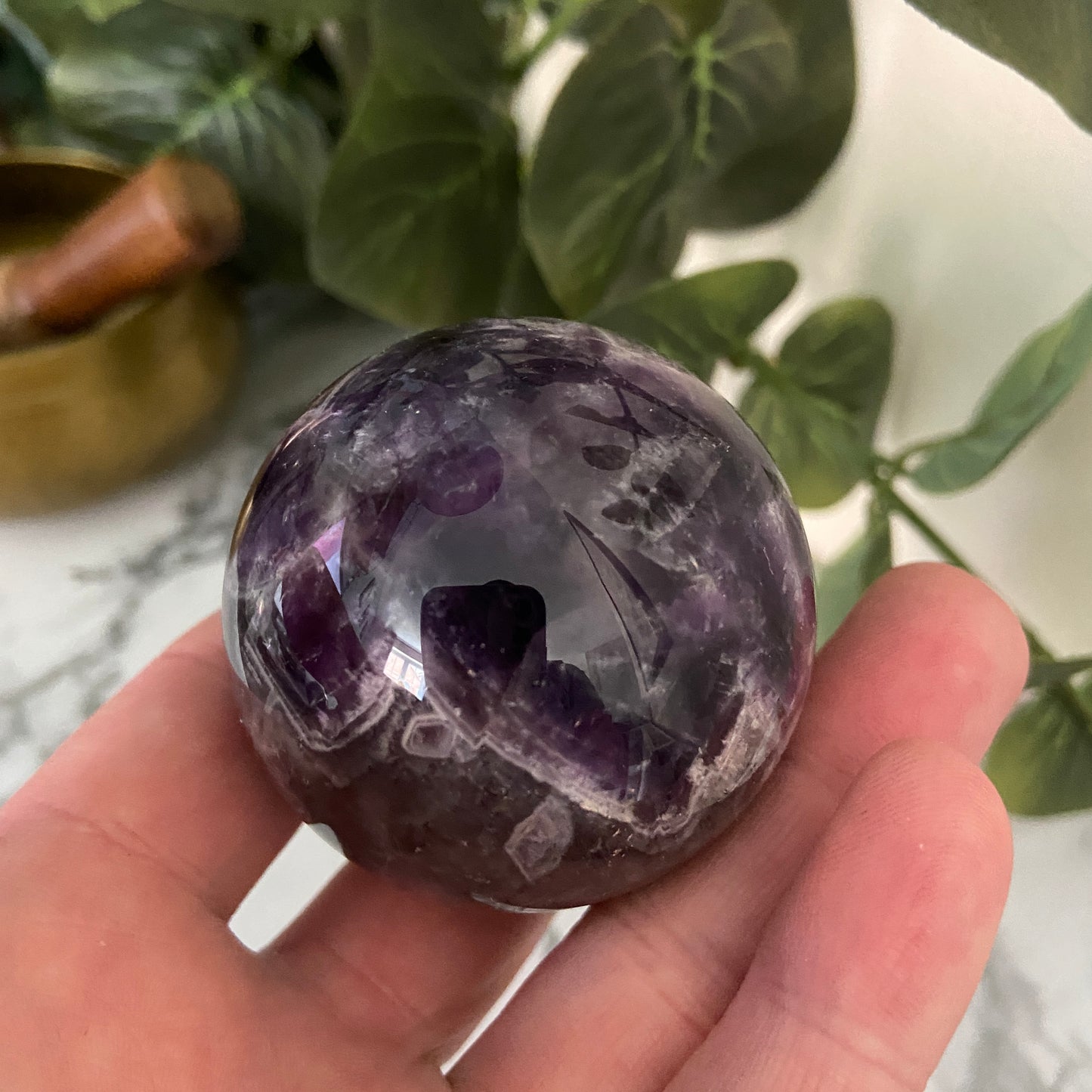 Amethyst Sphere - Earth Elements UK
