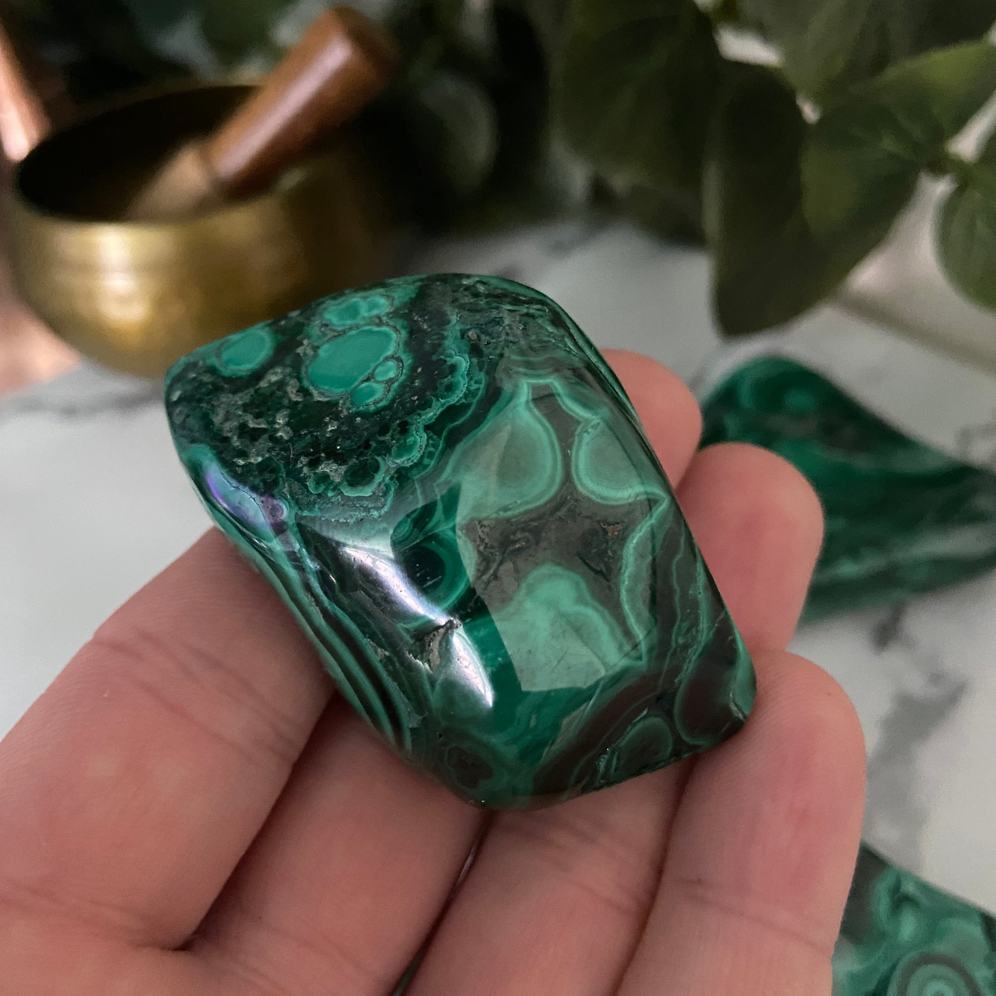 Malachite Freeforms - Earth Elements UK