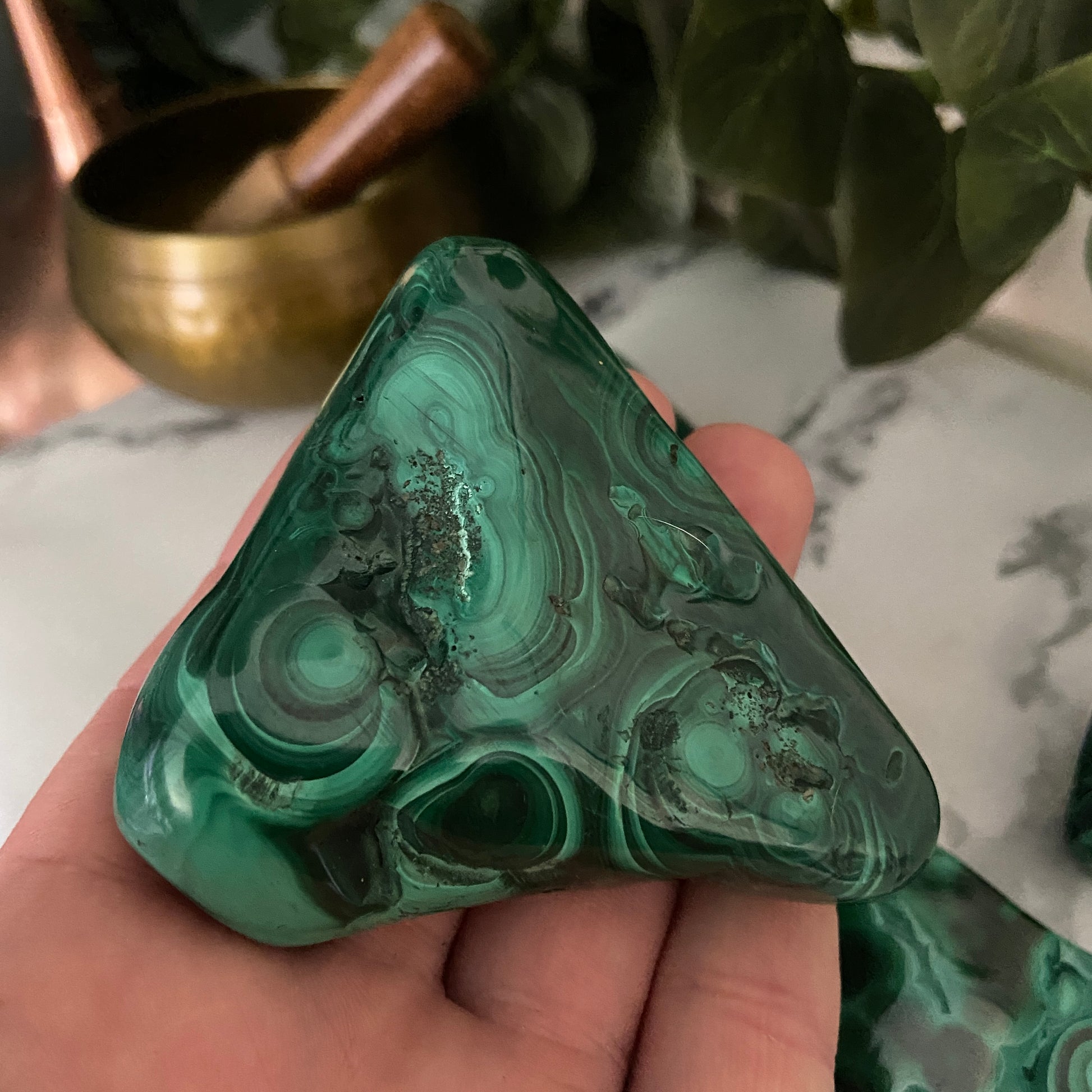 Malachite Freeforms - Earth Elements UK