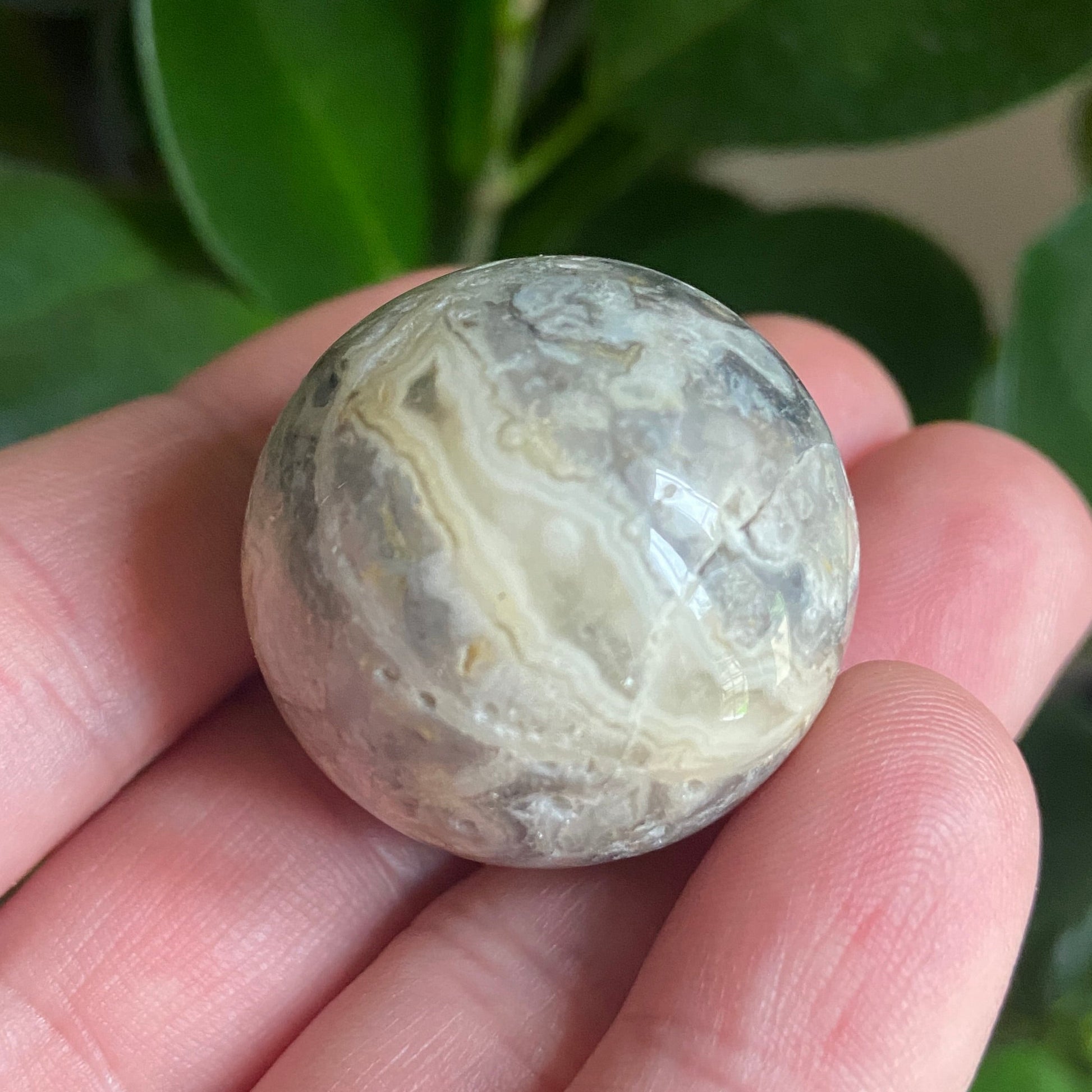 Crazy Lace Agate Small Sphere - Earth Elements UK
