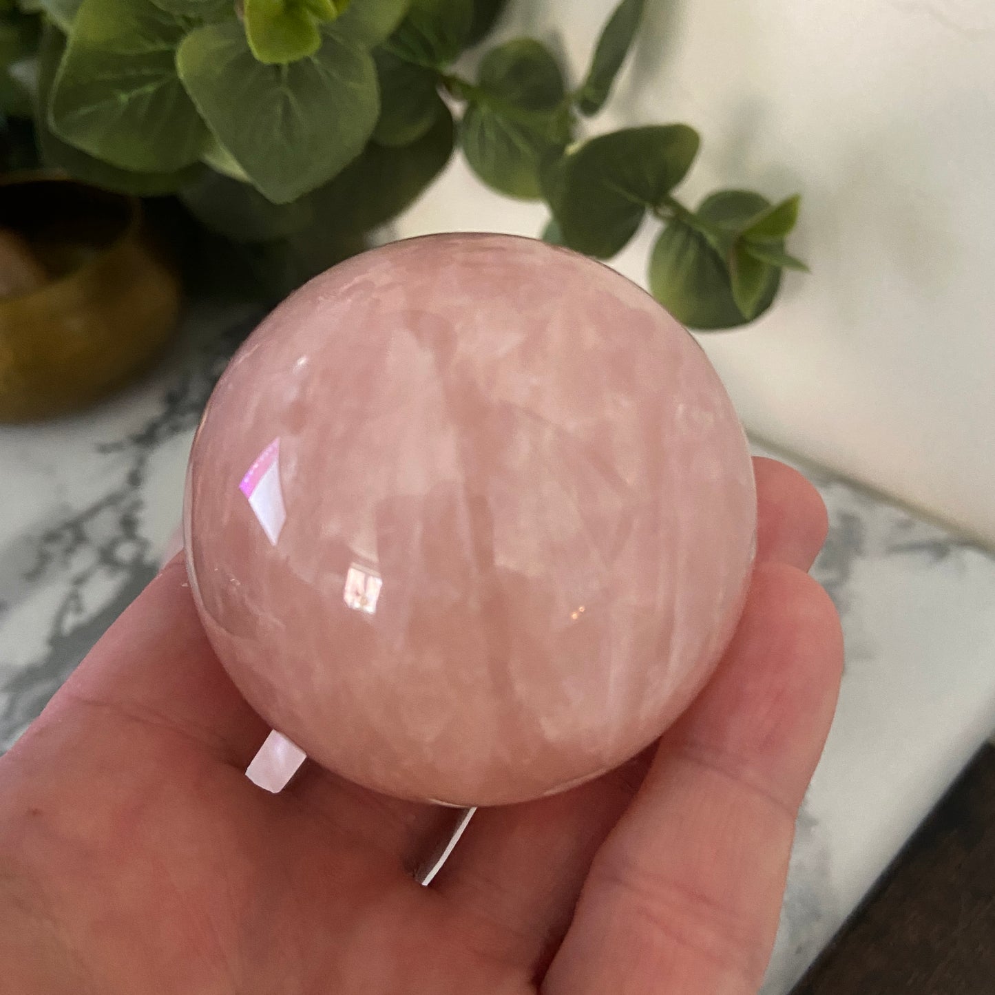 Rose Quartz Spheres - Earth Elements UK