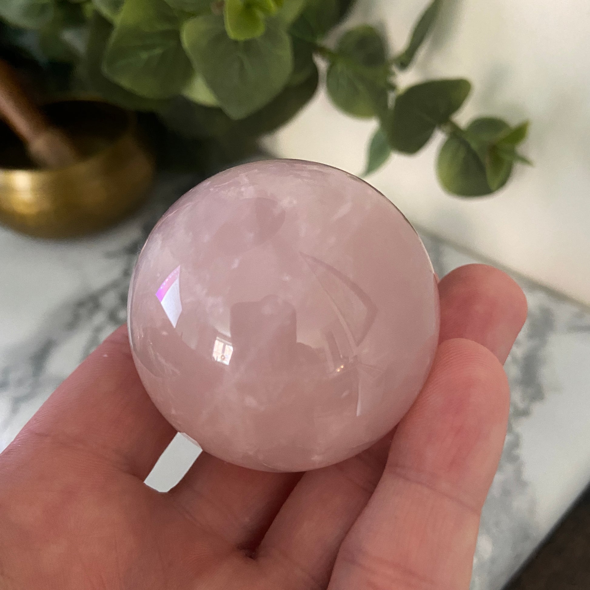 Rose Quartz Spheres - Earth Elements UK