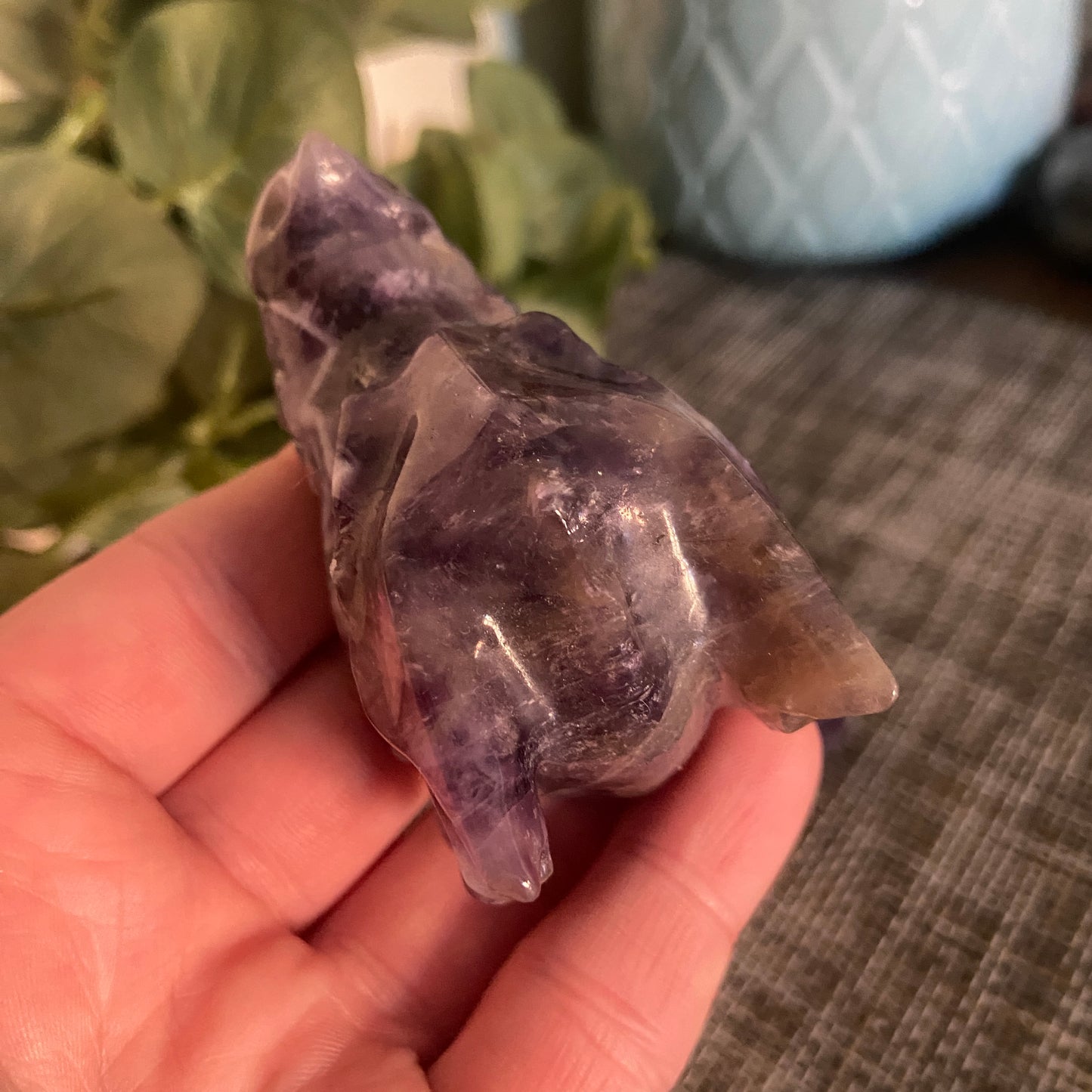 Dream Amethyst Dragon Skull - Earth Elements UK