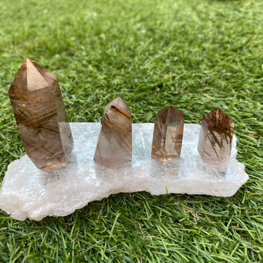 Rutilated Quartz Points - Earth Elements UK