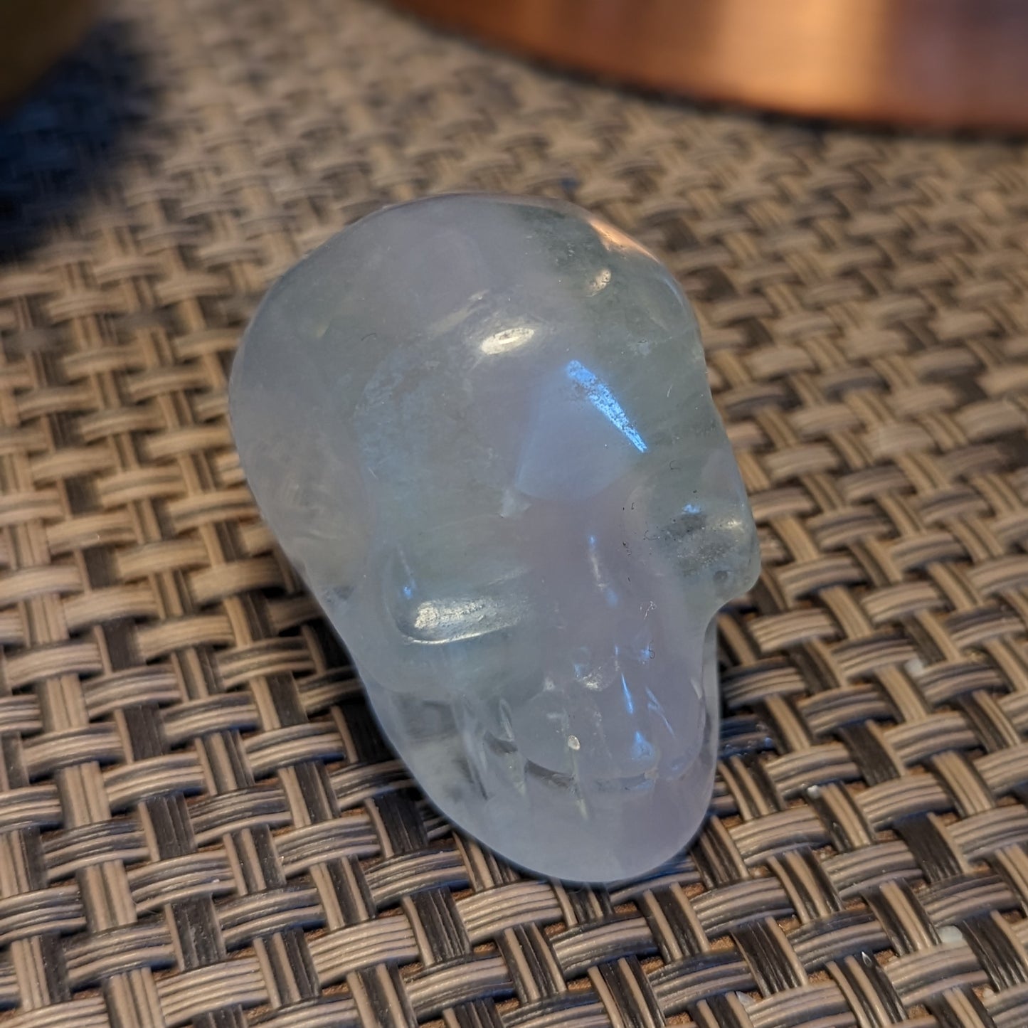 Fluorite 40mm Skull