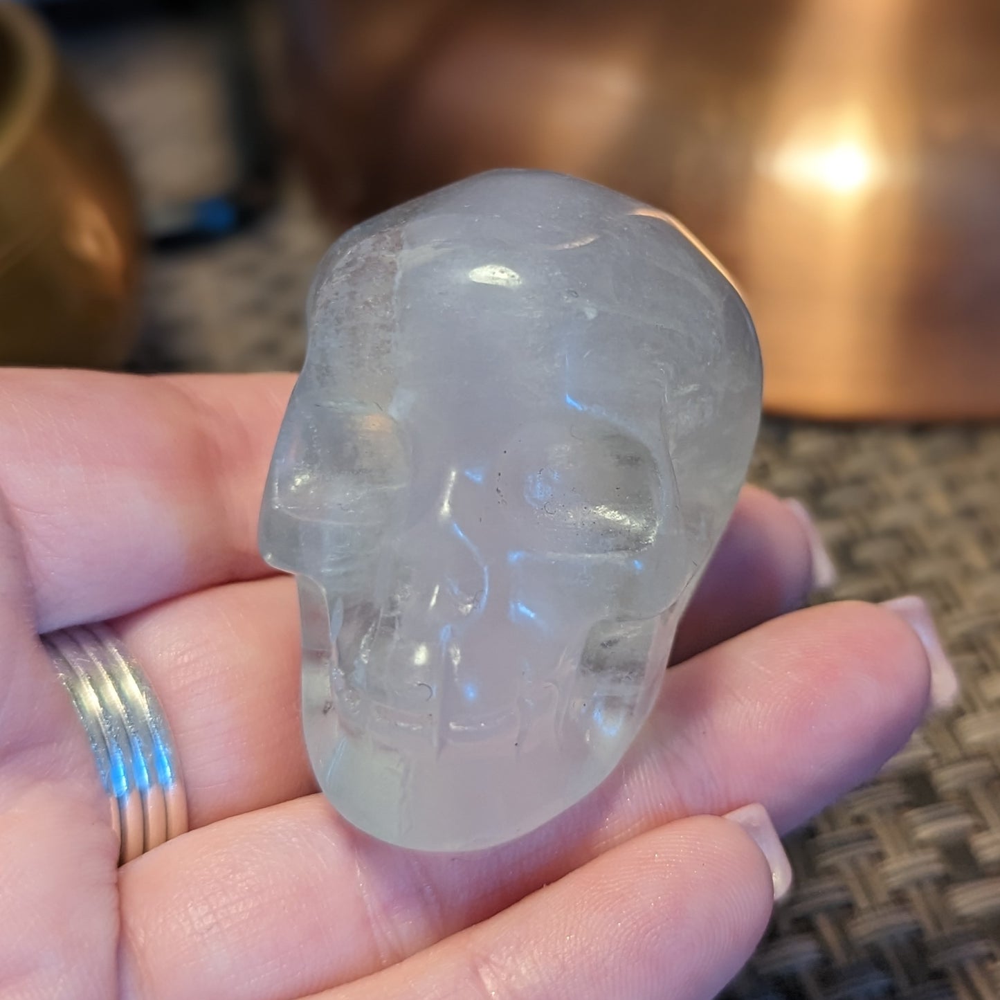 Fluorite 40mm Skull