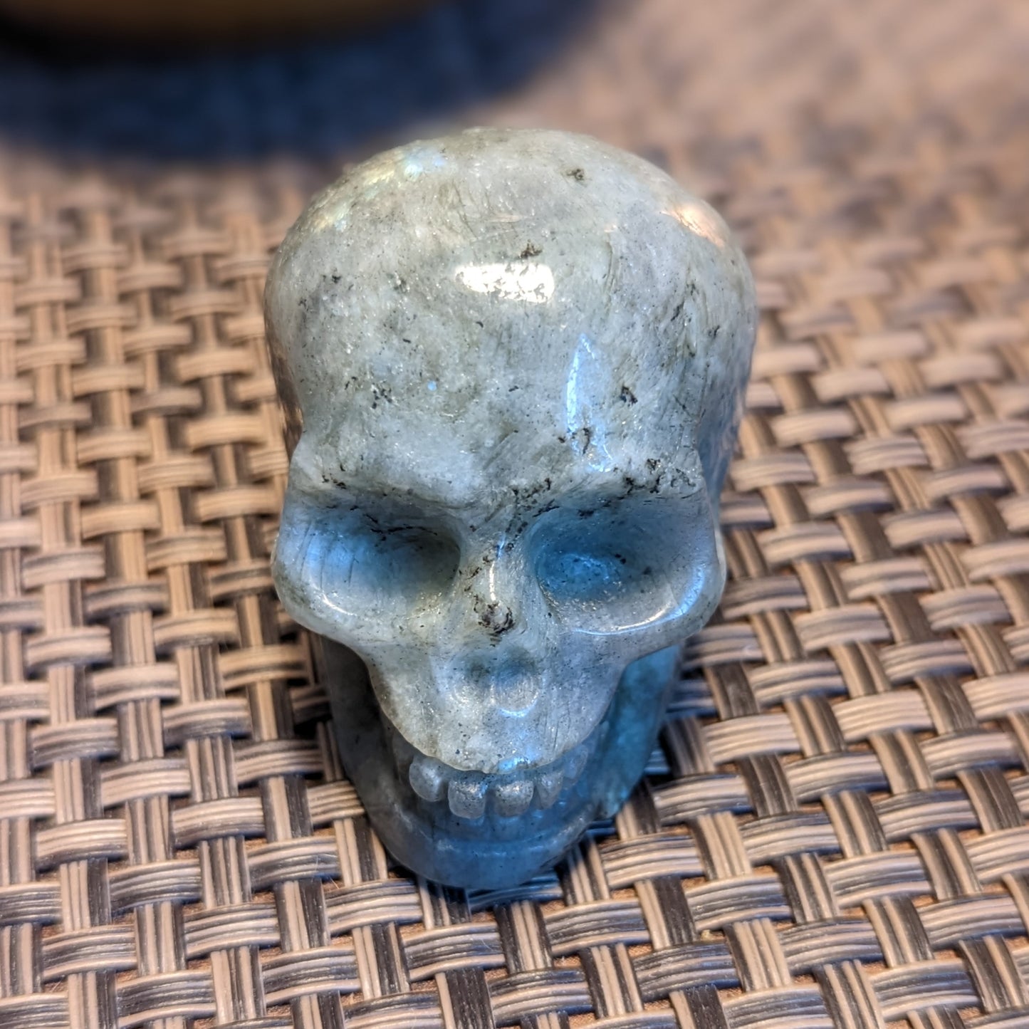 Labradorite 40mm Skull