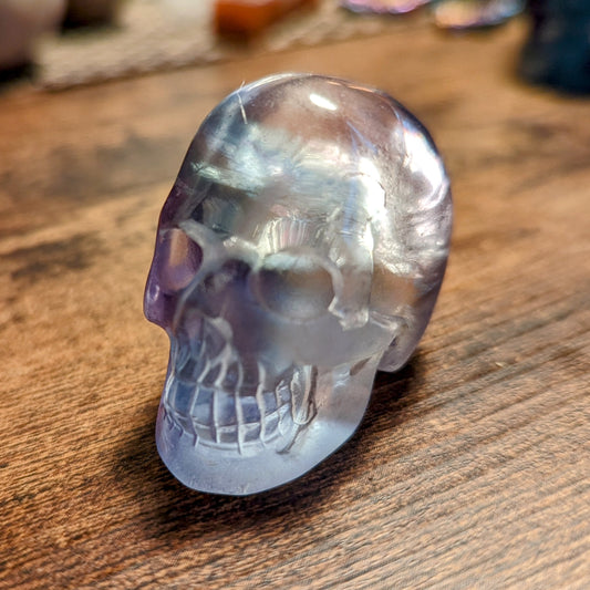 Fluorite Skull 75g