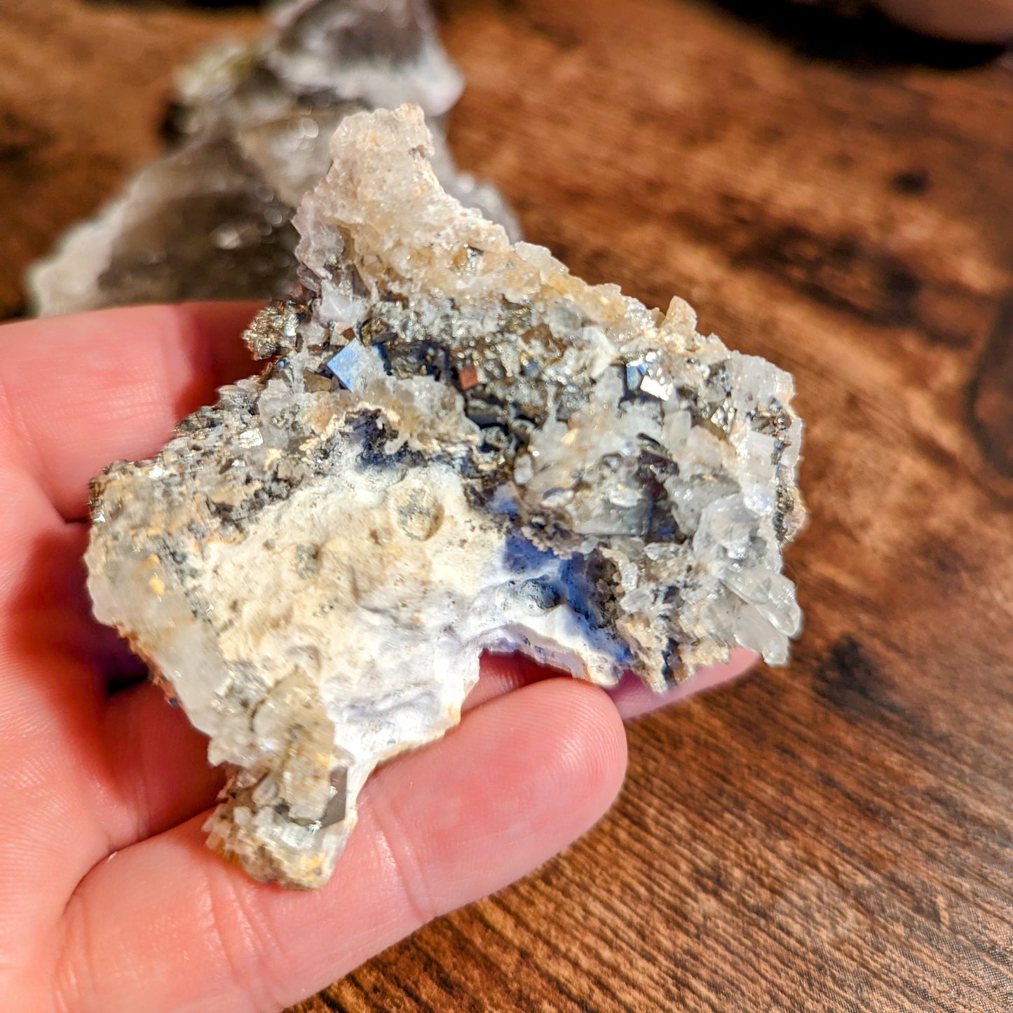 Pyrite Quartz Cluster – 95g