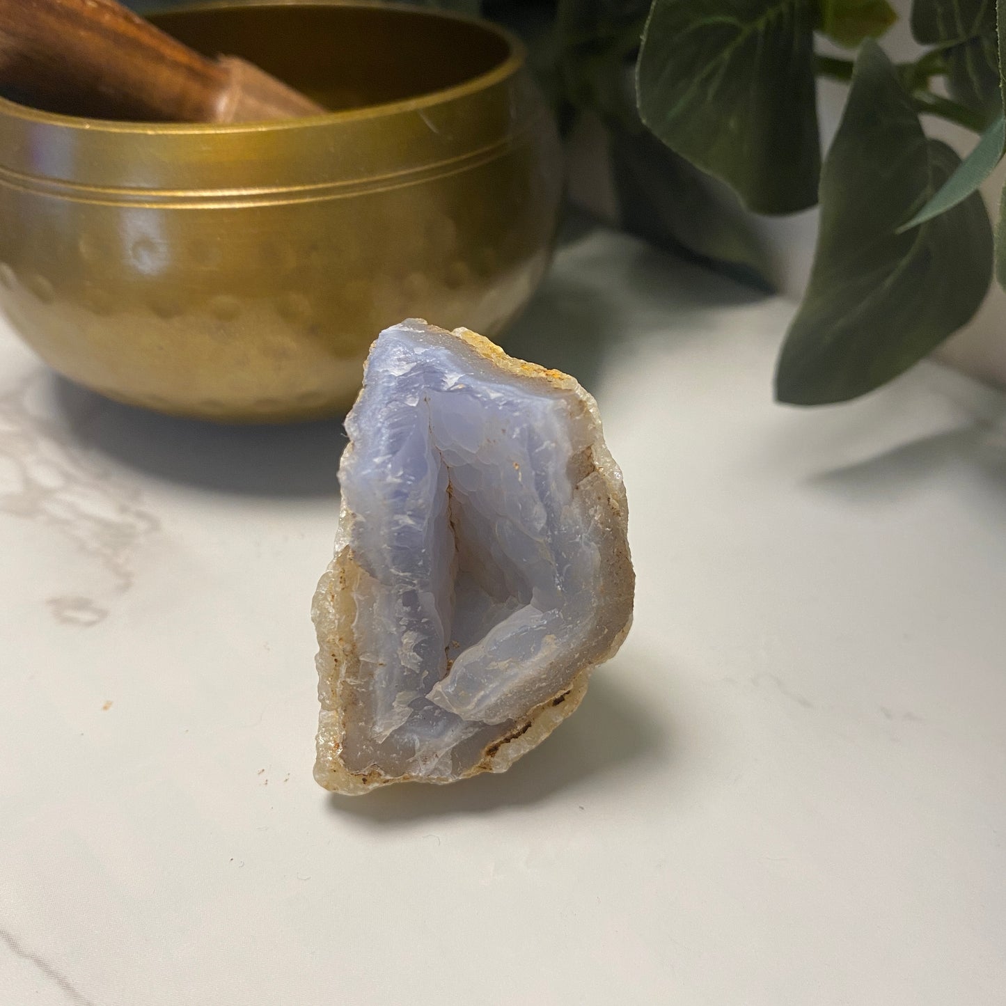 Raw Blue Lace Agate - Earth Elements UK