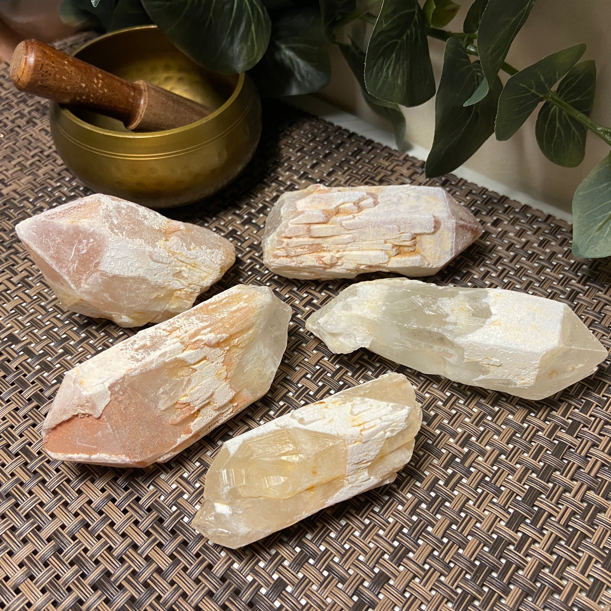 Natural Unpolished Quartz Points - Earth Elements UK