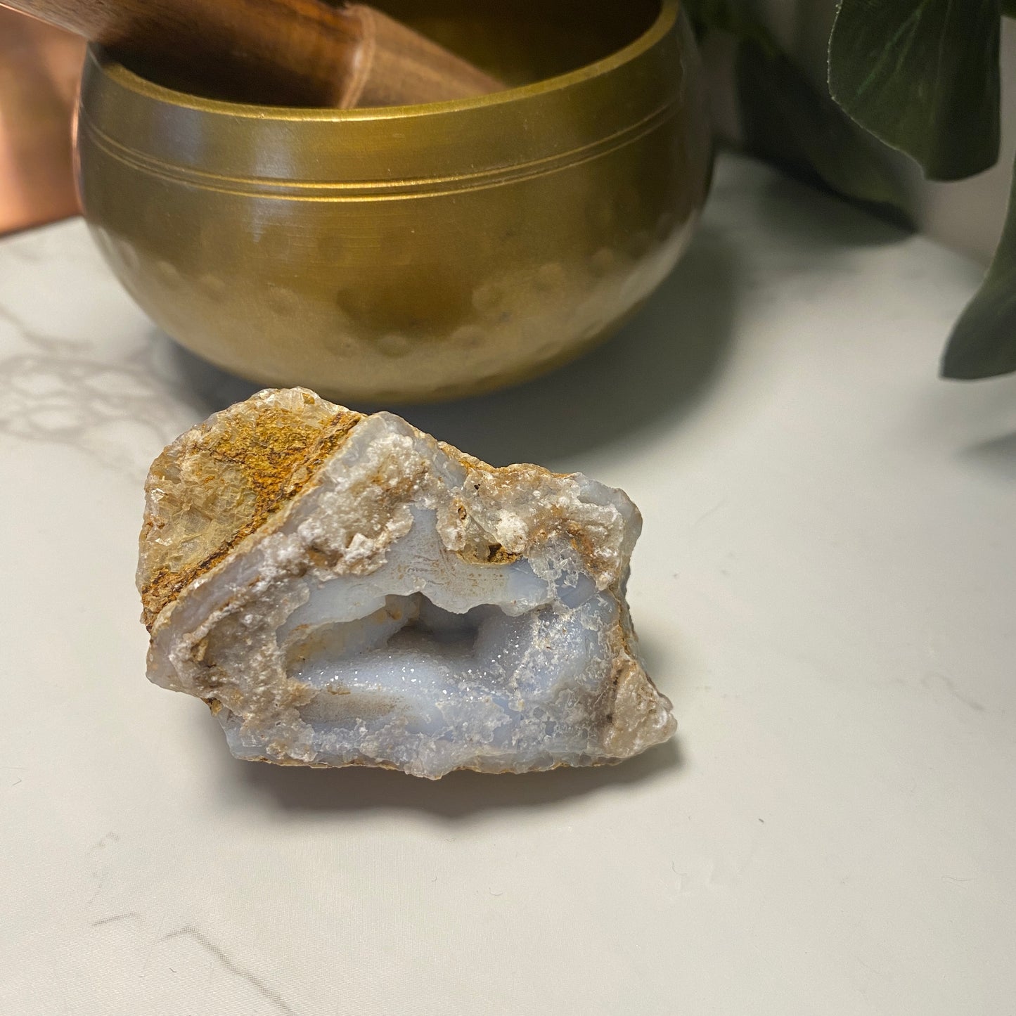 Raw Blue Lace Agate - Earth Elements UK